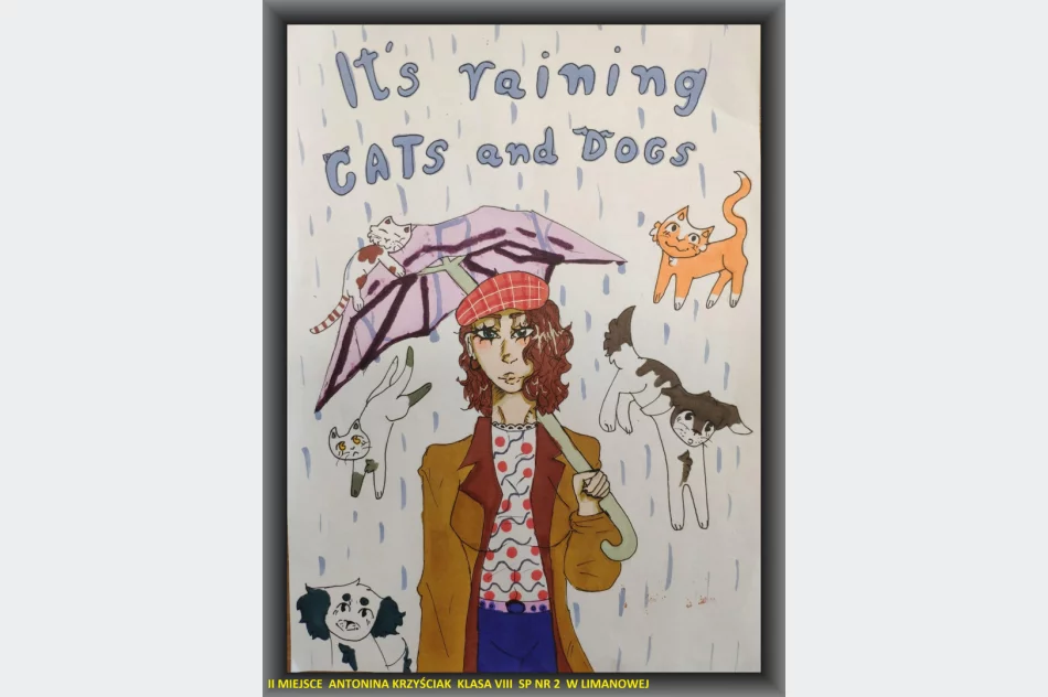 III Powiatowy konkurs plastyczno-językowy ,,Idiomy w ilustracjach” rozstrzygnięty - zdjęcie 14