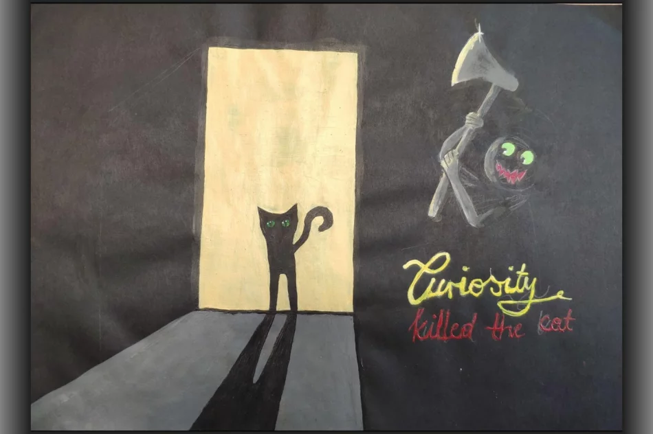 III Powiatowy konkurs plastyczno-językowy ,,Idiomy w ilustracjach” rozstrzygnięty - zdjęcie 17