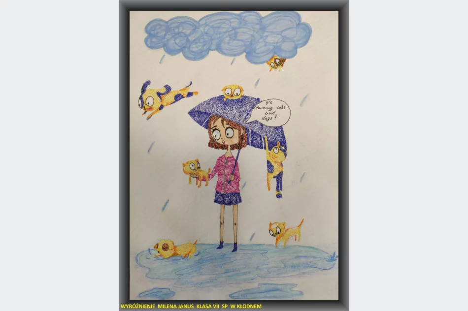 III Powiatowy konkurs plastyczno-językowy ,,Idiomy w ilustracjach” rozstrzygnięty - zdjęcie 18