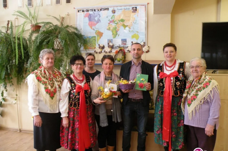 KGW Łososina Górna z warsztatami w ZSP nr 4 w Limanowej - zdjęcie 2