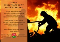 Życzenia z okazji Dnia Strażaka - zdjęcie główne