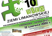 Zaproszenie na „Jubileuszowy 10 Bieg Ziemi Limanowskiej oraz 1 czasówkę kolarską pod Ostrą” - zdjęcie główne