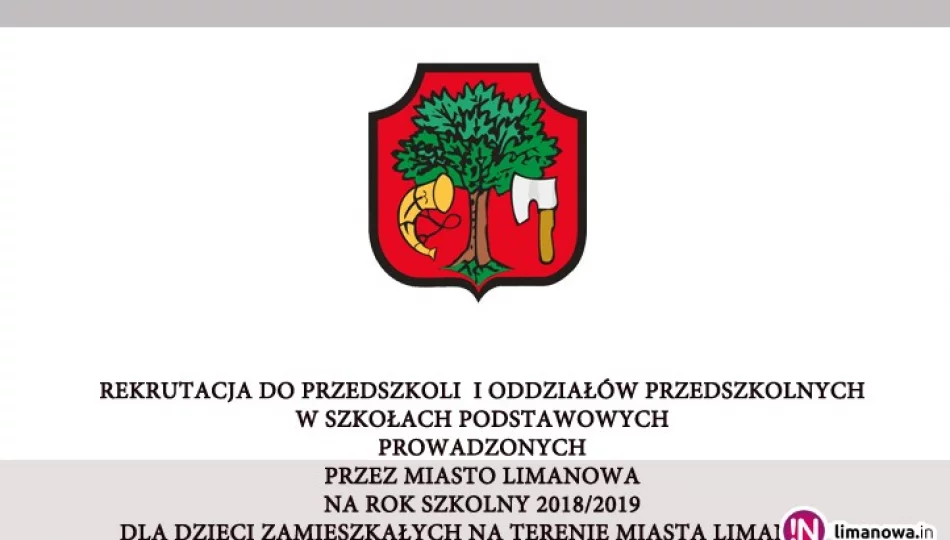 Rekrutacja do przedszkoli - zdjęcie 1