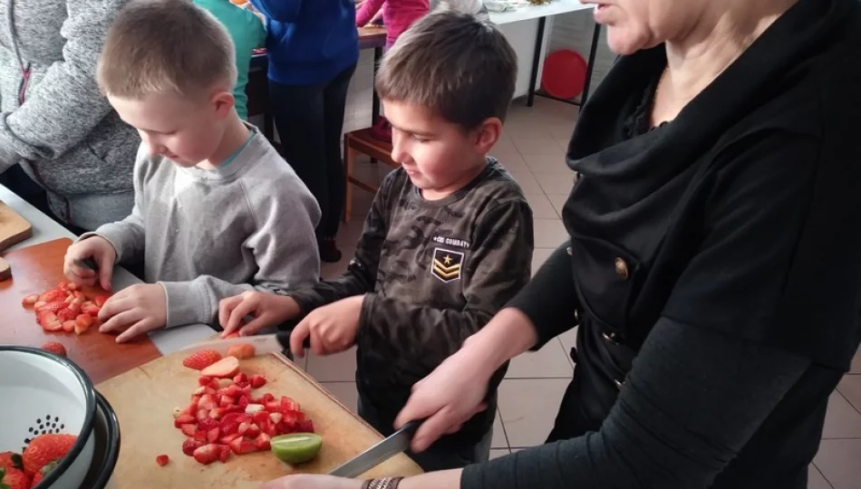 Artystyczne, kulinarne i aktywne ferie w świetlicy w Kisielówce - zdjęcie 1