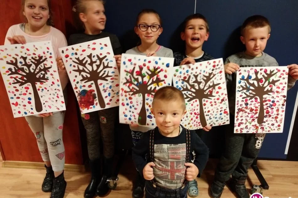 Artystyczne, kulinarne i aktywne ferie w świetlicy w Kisielówce - zdjęcie 4