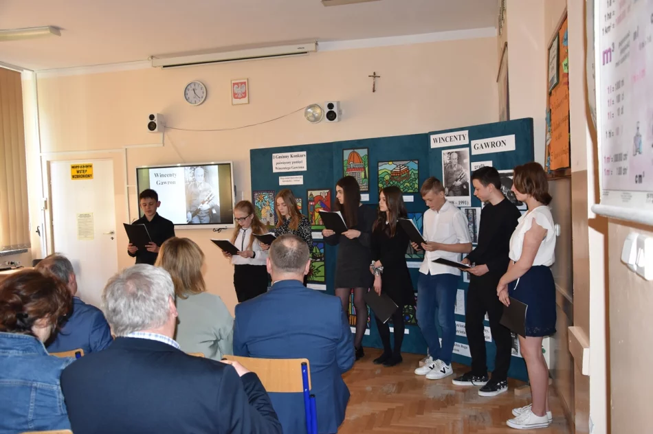 Podsumowanie I Gminnego Konkursu poświęconego pamięci Wincentego Gawrona - zdjęcie 7