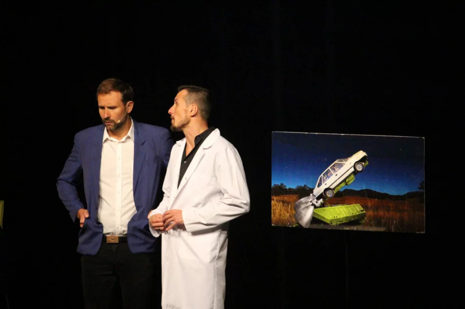 Popularni kabareciarze zabrali limanowian na "polską misję kosmiczną" - zdjęcie 11