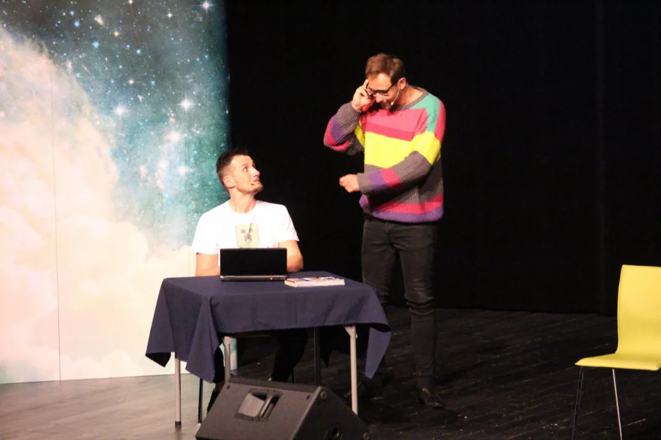 Popularni kabareciarze zabrali limanowian na "polską misję kosmiczną" - zdjęcie 17