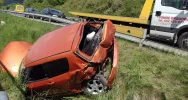 Groźnie wyglądające zderzenie pojazdów - zdjęcie 4