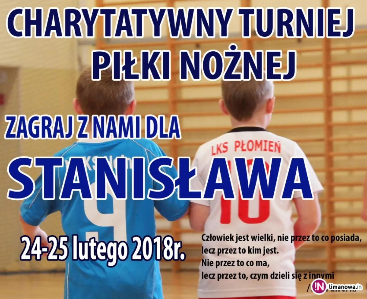 Charytatywny Turniej FUTSALU - Zagraj z nami dla Stanisława