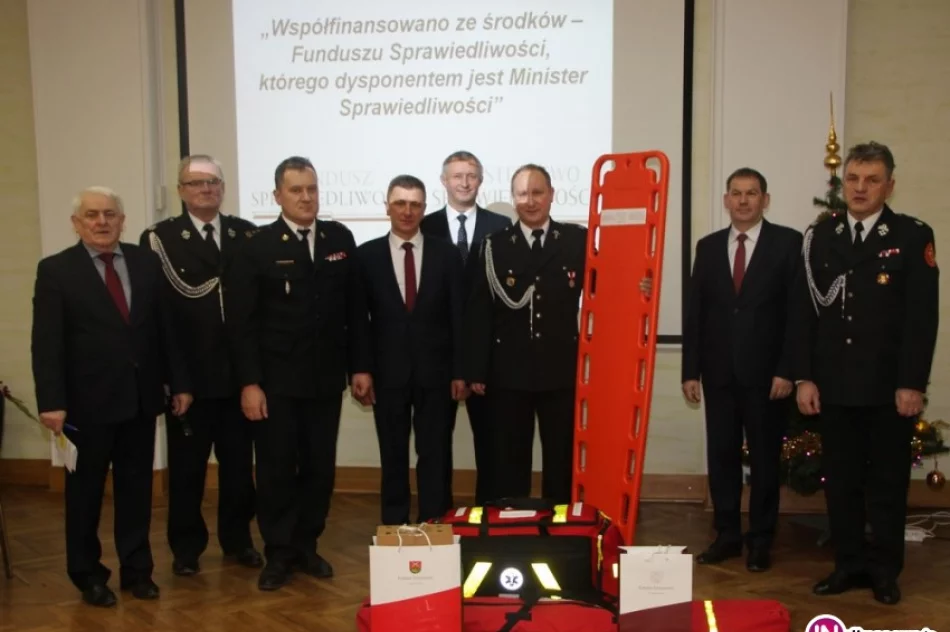 Przekazanie sprzętu dla jednostek OSP zakupionego ze środków Funduszu Sprawiedliwości - zdjęcie 3