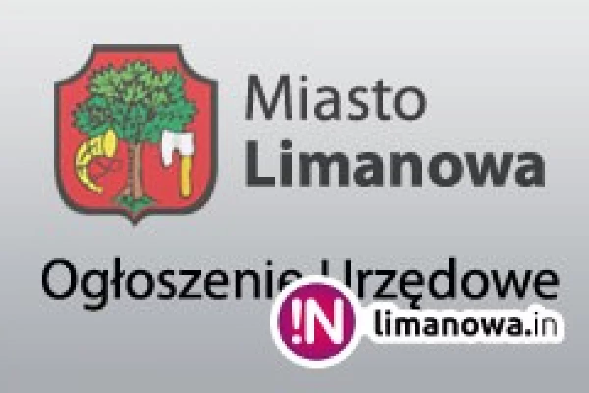 Ogłoszenie Burmistrza Miasta Limanowa z dnia 05.01.2018 r.