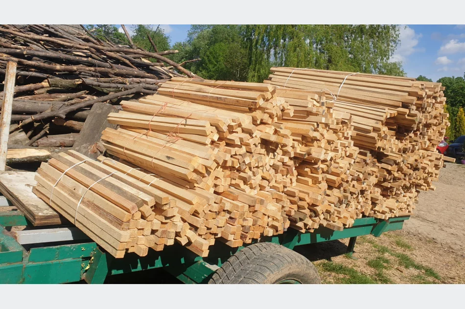 Paliki Słupki drewniane. - zdjęcie 2