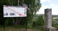 Partyzanci i tragiczna historia "Lotte" - tablica obok obelisku - zdjęcie 3