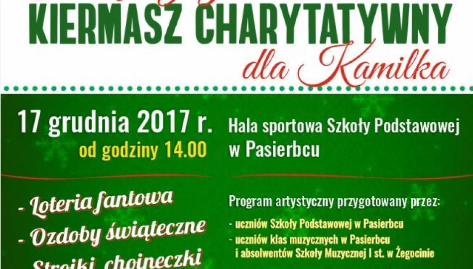 Świąteczny Kiermasz Charytatywny w szkole w Pasierbcu - zdjęcie 1