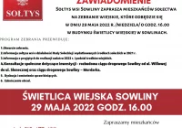 Zebranie wiejskie w Sowlinach połączone z konsultacjami społecznymi dot. inwestycji drogowych - zdjęcie główne