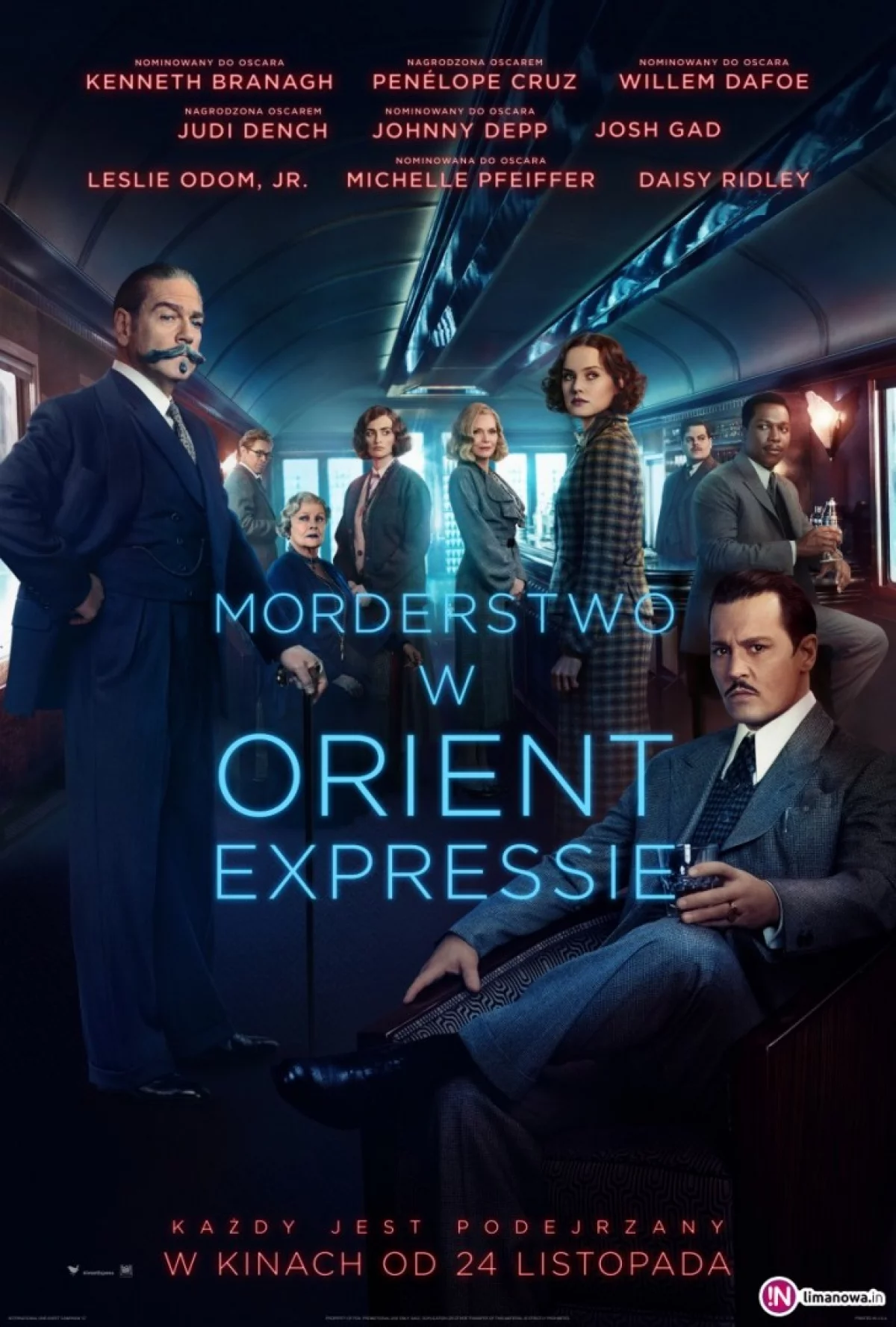 „Morderstwo w Orient Expressie” od 8 grudnia w kinie Klaps