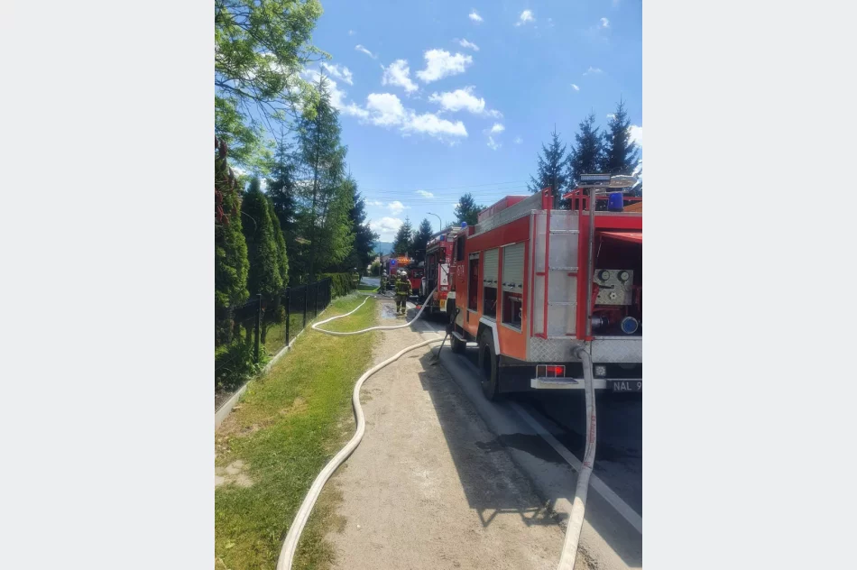 Zwarcie instalacji przyczyną pożaru? 50 tys. zł strat - zdjęcie 3