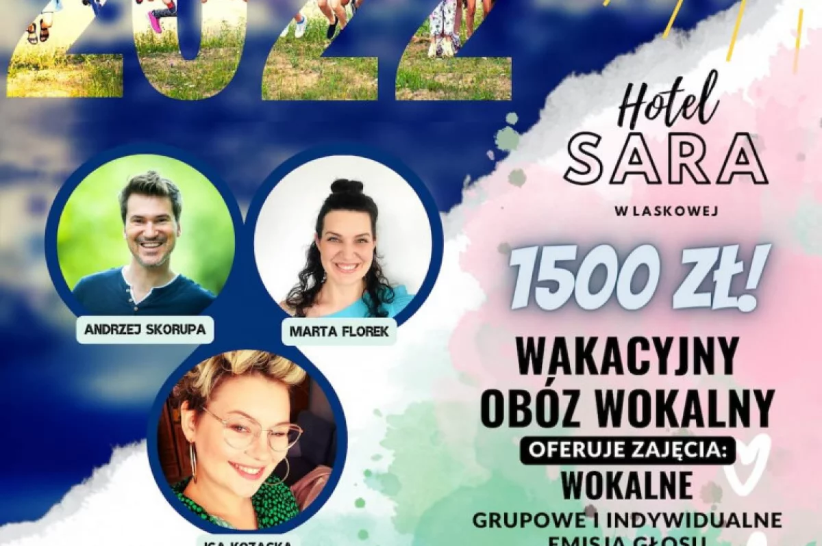 Zapisy na kolejne turnusy Wakacyjnego Obozu Wokalnego Marty Florek WOW 2022 rozpoczęte!