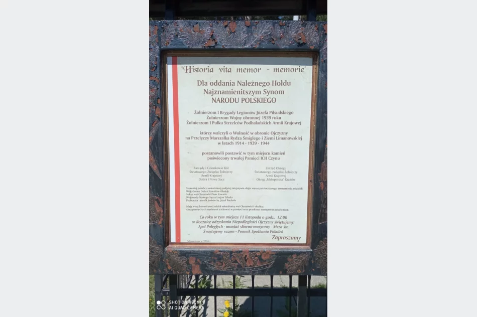 Podróżowali po Limanowszczyźnie śladami marszałka - zdjęcie 4