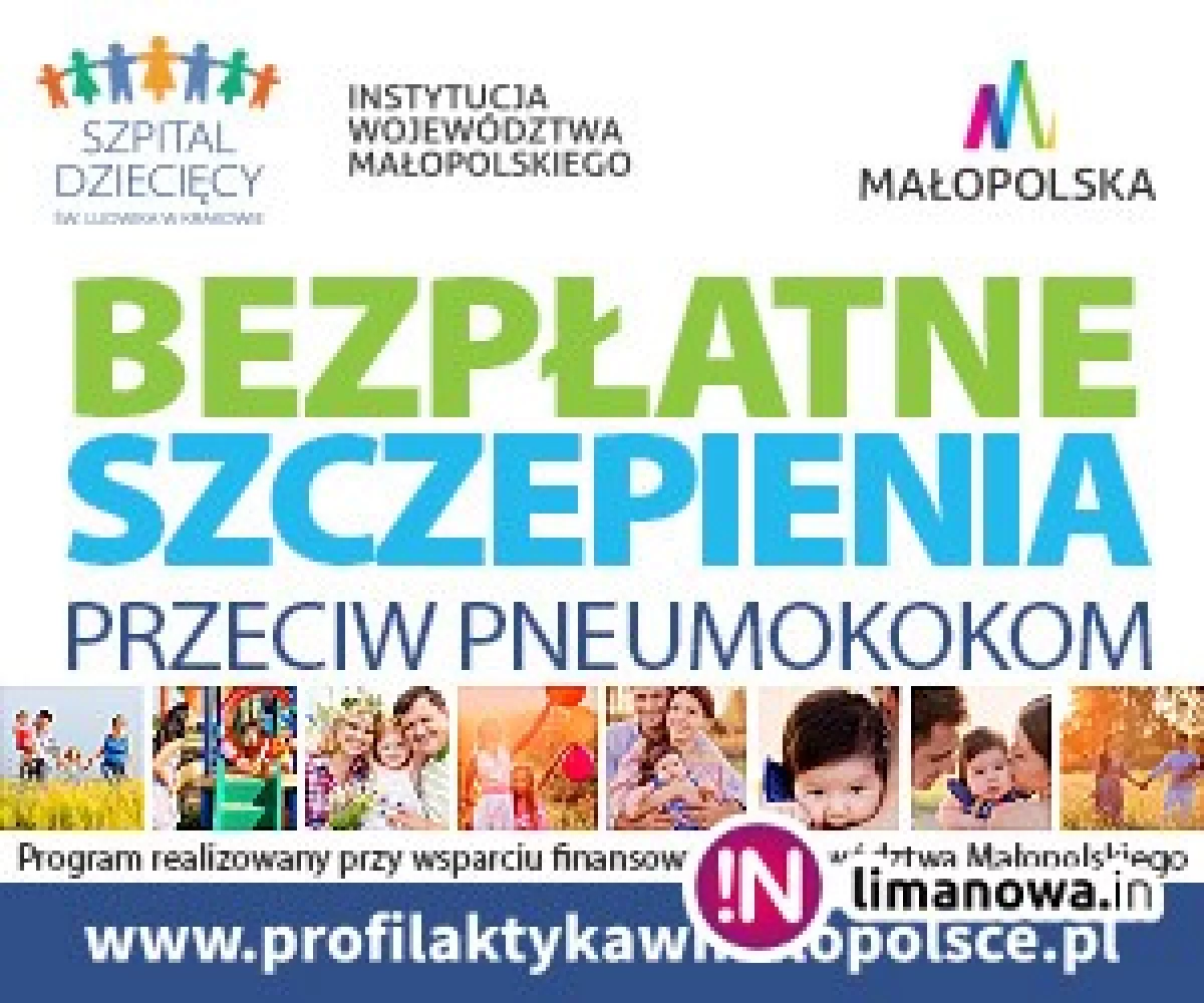 Bezpłatne szczepienia dla dzieci przeciwko pneumokokom