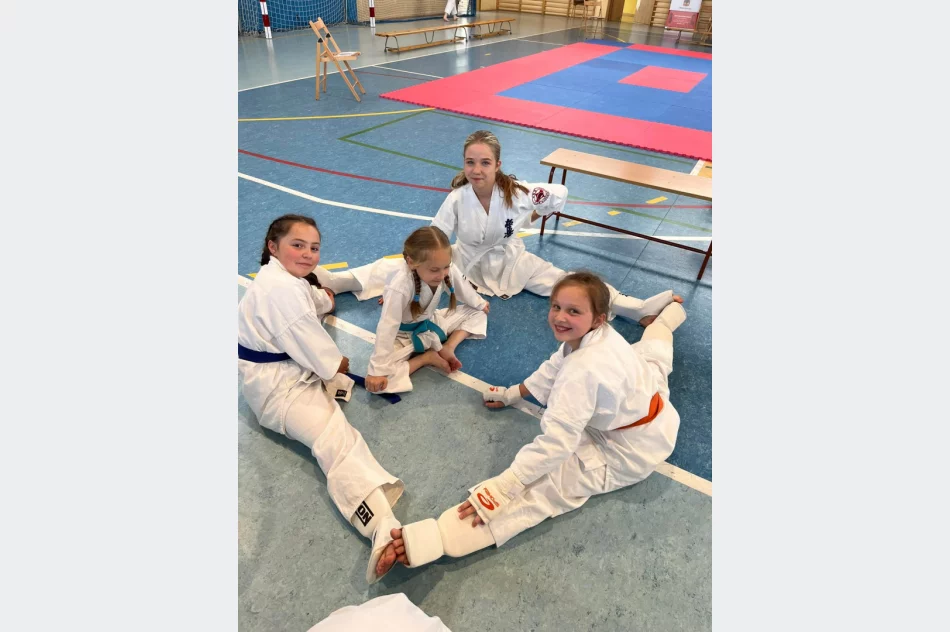 Osiem medali wywalczyli najmłodsi karatecy ARS Limanowa – JONIEC Team podczas II Turnieju Karate Kyokushin o Puchar Wiślanego Smoka - zdjęcie 4