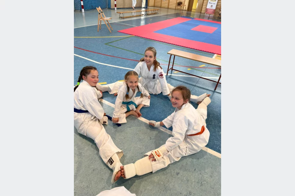 Osiem medali wywalczyli najmłodsi karatecy ARS Limanowa – JONIEC Team podczas II Turnieju Karate Kyokushin o Puchar Wiślanego Smoka - zdjęcie 11