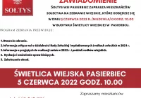 Zawiadomienie o zebraniu wiejskim w miejscowości Pasierbiec - zdjęcie główne