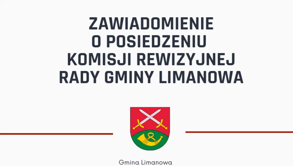 Posiedzenie Komisji Rewizyjnej Rady Gminy Limanowa w dniu 8 czerwca 2022 r. - zdjęcie 1