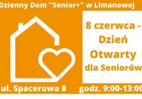 8 czerwca Dzienny Dom „Senior+” w Limanowej zaprasza wszystkich Seniorów z Miasta Limanowa na DZIEŃ OTWARTY DLA SENIORA - zdjęcie główne