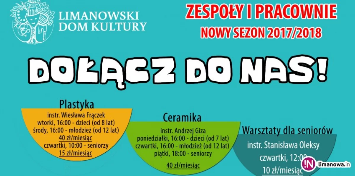 Nabór na zajęcia i warsztaty w LDK na sezon 2017/2018!