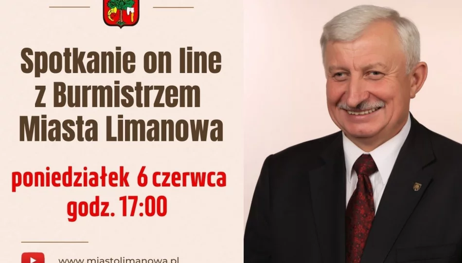 Czat z Burmistrzem – poniedziałek 6 czerwca godz.17:00 - zdjęcie 1