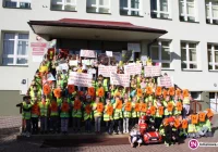 Akcja 'odblaskowa szkoła' w Szkole Podstawowej nr 1 w Męcinie - zdjęcie główne