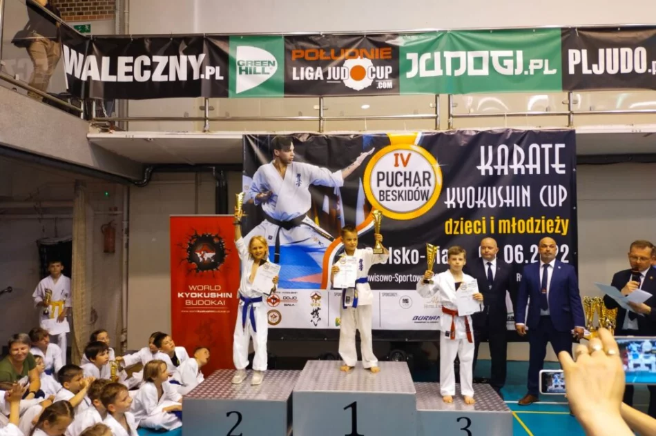 32 medale i 2 miejsce drużynowo dla Limanowskiego Klubu Kyokushin Karate na IV Pucharze Beskidów - zdjęcie 4
