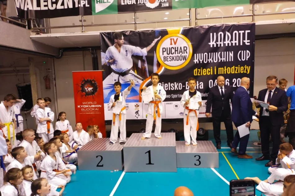 32 medale i 2 miejsce drużynowo dla Limanowskiego Klubu Kyokushin Karate na IV Pucharze Beskidów - zdjęcie 7