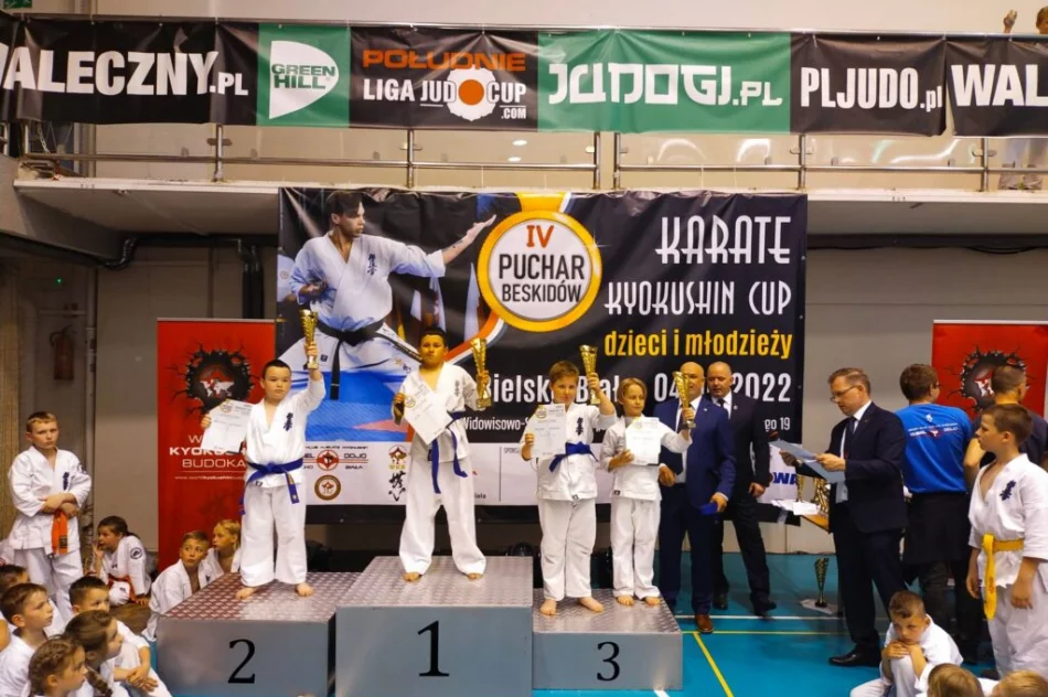 32 medale i 2 miejsce drużynowo dla Limanowskiego Klubu Kyokushin Karate na IV Pucharze Beskidów - zdjęcie 11