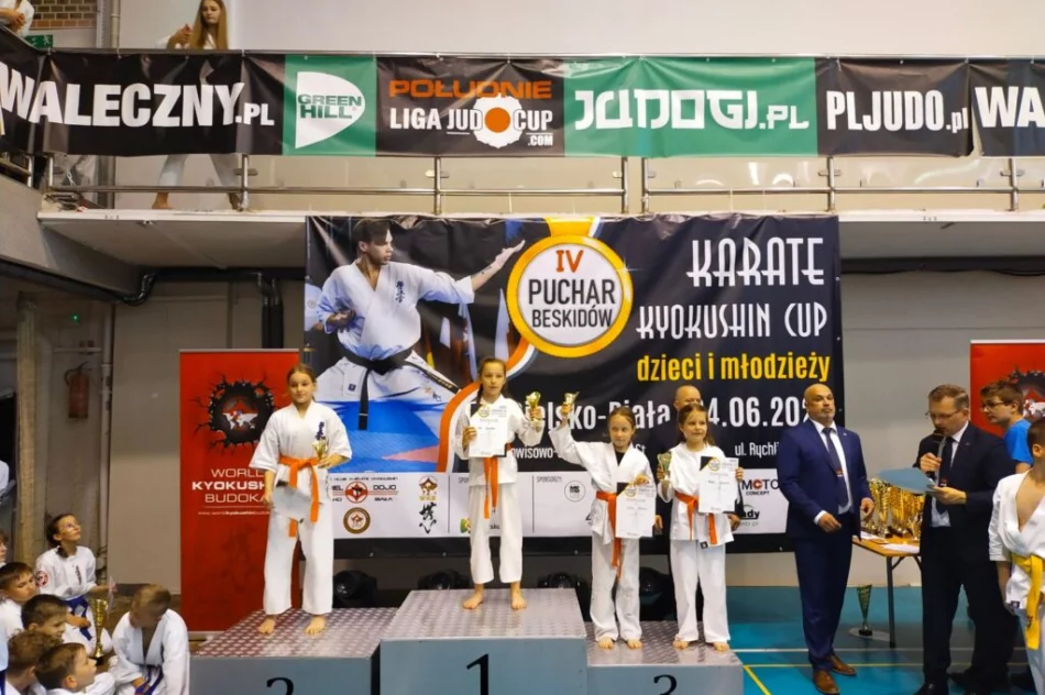 32 medale i 2 miejsce drużynowo dla Limanowskiego Klubu Kyokushin Karate na IV Pucharze Beskidów - zdjęcie 13