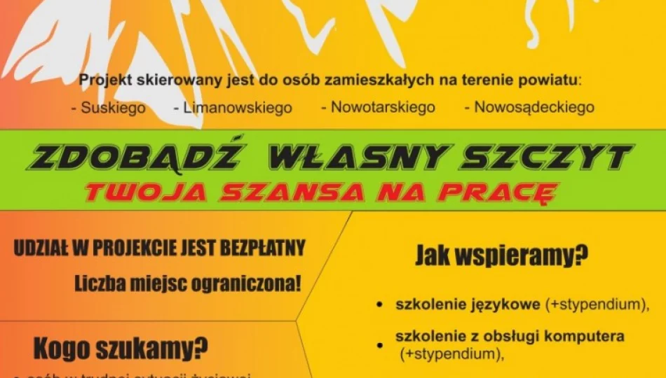 „Zdobądź własny szczyt- nowe podejście do aktywizacji społeczno-zawodowej” - zdjęcie 1