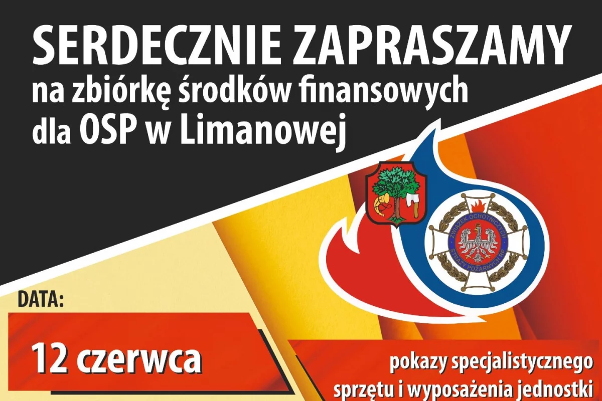 W niedzielę 12 czerwca odbędzie się zbiórka strażacka na limanowskim rynku