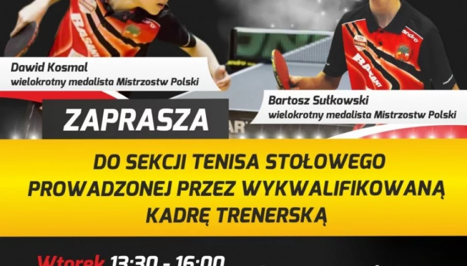 Nabór do sekcji tenisa stołowego - zdjęcie 1