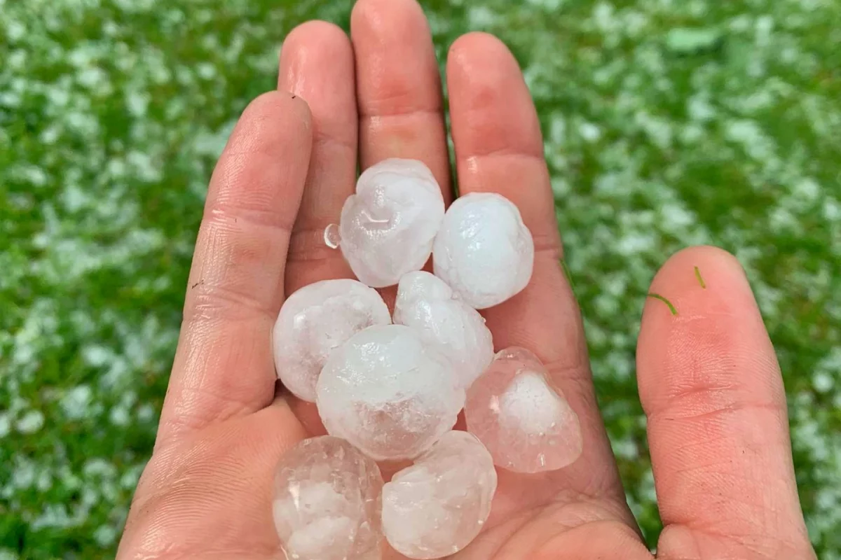 Burza z gradobiciem nad Limanowszczyznyą