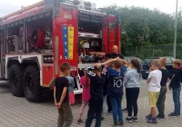Uczniowie z SP nr 2 w Limanowej z wizytą u strażaków - zdjęcie główne