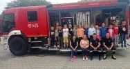 Uczniowie z SP nr 2 w Limanowej z wizytą u strażaków - zdjęcie 3