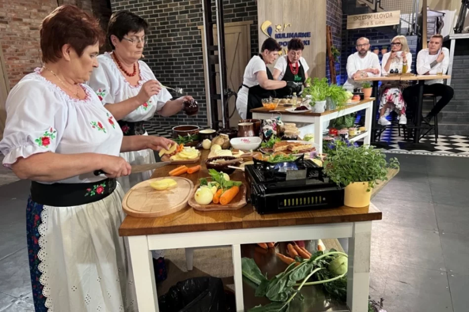 Kulinarna rywalizacja Śwarnych Babek na telewizyjnej antenie - zdjęcie 16