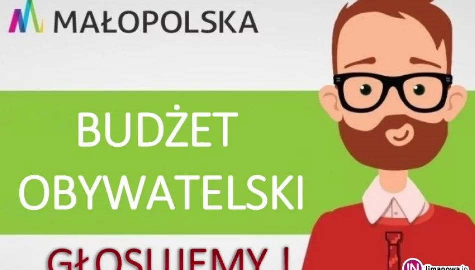 Budżet Obywatelski Województwa Małopolskiego - zagłosuj na projekty z Gminy Limanowa! - zdjęcie 1