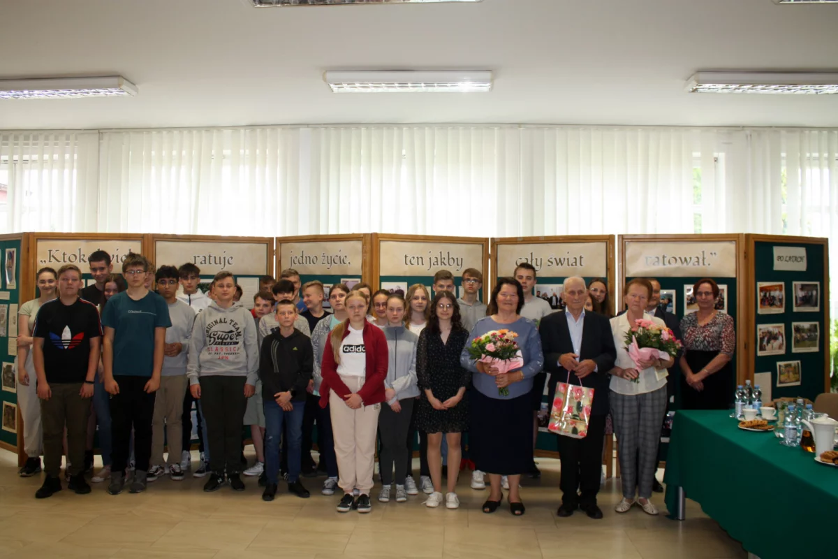 Sprawiedliwy wśród narodów świata gościł w szkole