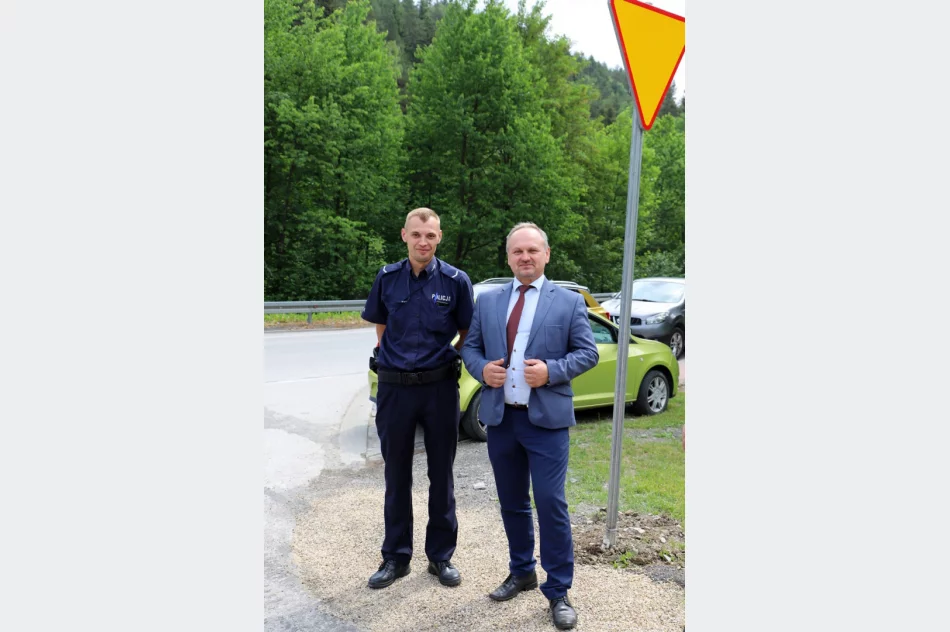 Bezpieczniej na skrzyżowaniu w Starej Wsi za sprawą nowego przejścia dla pieszych - zdjęcie 10