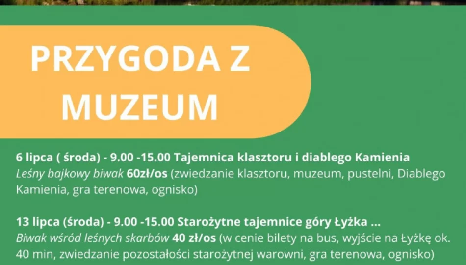 Na letnią „Przygodę z Muzeum” zaprasza Muzeum Regionalne Ziemi Limanowskiej - zdjęcie 1