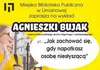 „Jak zachować się, gdy napotkasz osobę niesłyszącą” – MBP w Limanowej zaprasza na wykład Agnieszki Bujak - zdjęcie główne