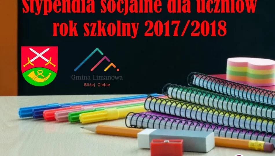 Stypendia socjalne - składanie wniosków od 1 września! - zdjęcie 1